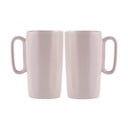 Iš akmens masės puodeliai rožinės spalvos 2 vnt. 330 ml Fuori – Vialli Design