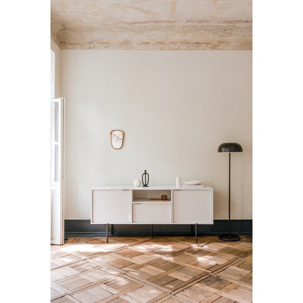 Pilkai smėlinės spalvos TV spintelė 180x79x50 cm Bau – noo.ma-image-1