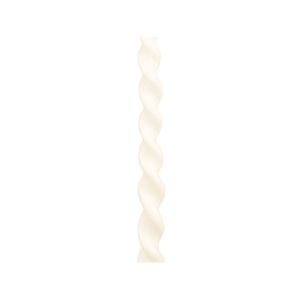 2 baltų bičių vaško žvakių rinkinys PT LIVING Spiral-image-2
