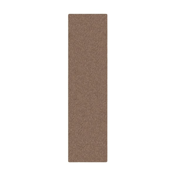Iš perdirbto pluošto kilimas rudos spalvos 60x230 cm Velvet – Flair Rugs