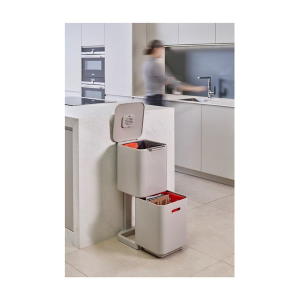 Kreminės baltos spalvos "Joseph Joseph Totem Compact", 40 l-image-1