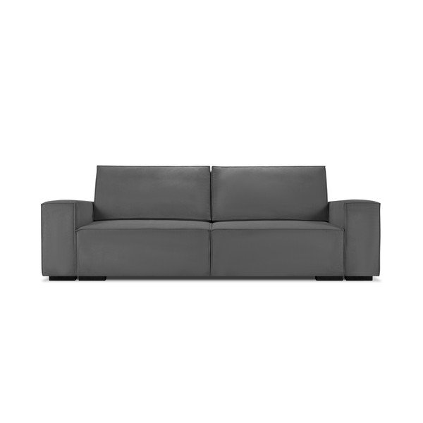 Tamsiai pilka aksominė sofa-lova Mazzini Sofas Azalea-image-2