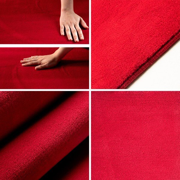 Skalbiamas raudonos spalvos apvalios formos kilimas ø 120 cm Sky – Ayyildiz Carpets-image-2