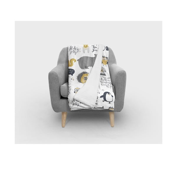 Balta kūdikių antklodė 120x180 cm - Oyo home-image-1