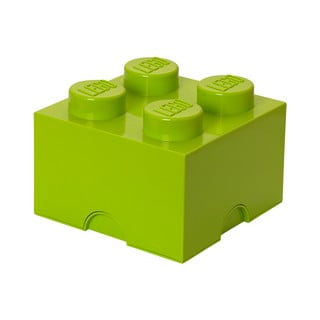 Šviesiai žalios spalvos kvadratinė daiktadėžė LEGO®