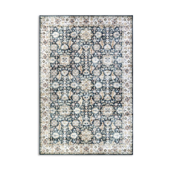 Kilimas mėlynos spalvos 200x290 cm Saveh Blue Cream – Elle Decoration