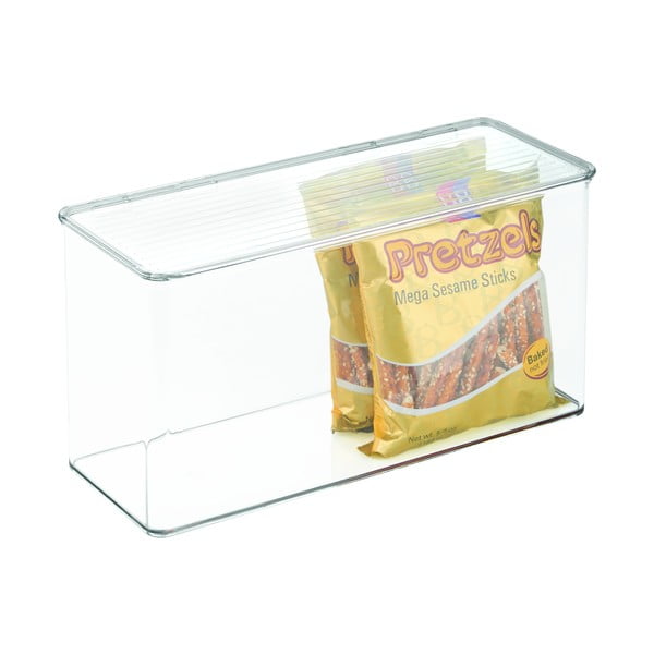 Skaidri dėžutė su dangčiu iDesign, 14,5 x 34 cm-image-3