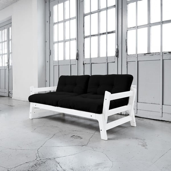 Sofa lova "Karup Step" balta/juoda