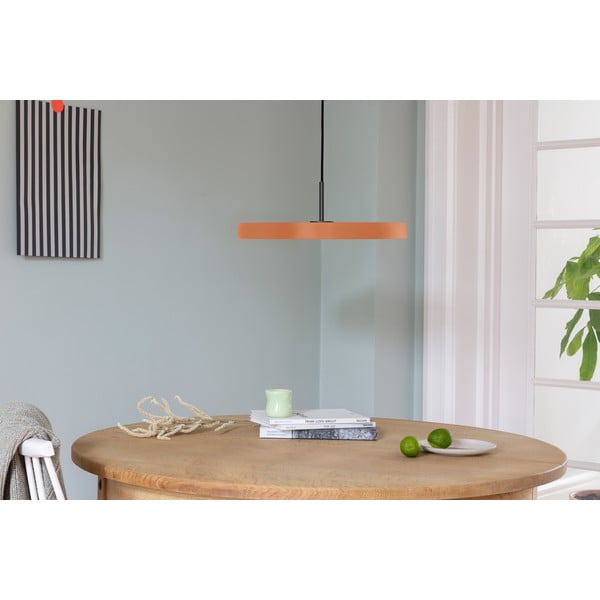 Kabantis šviestuvas oranžinės spalvos LED ø 43 cm su metaliniu gaubtu Asteria Medium – UMAGE-image-1