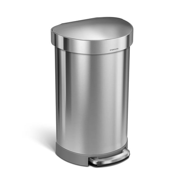 Nerūdijančio plieno šiukšliadėžė su pedalu, 45 l simplehuman-image-3