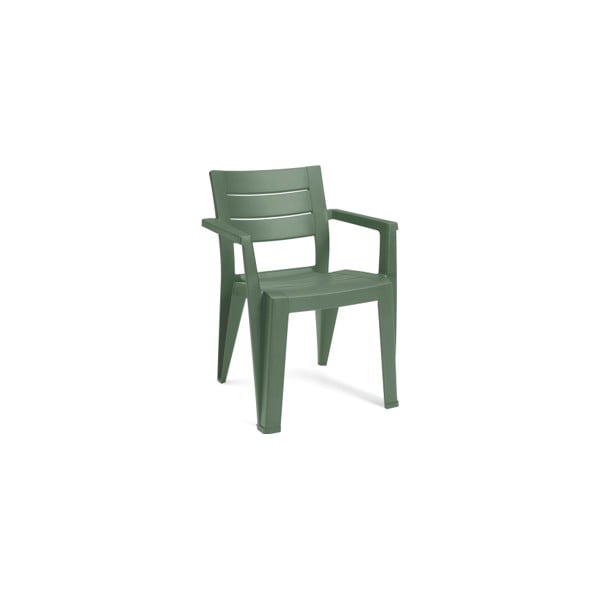 Plastikinė sodo kėdė žalios spalvos Julie – Keter