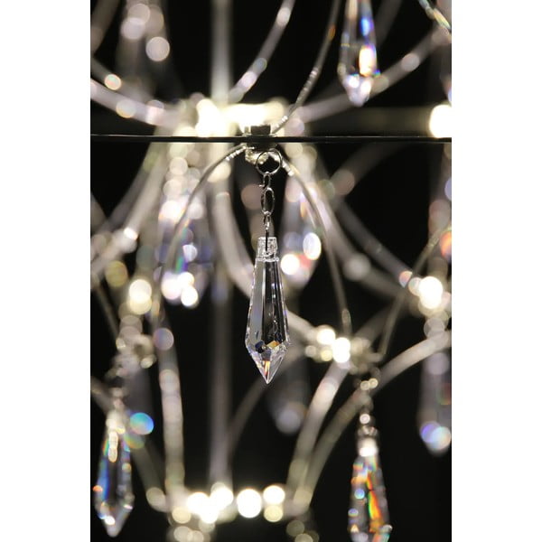 Sidabrinės spalvos kabantis šviestuvas LED ø 60 cm Efesos – Markslöjd-image-2