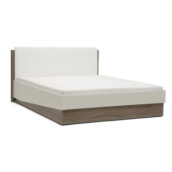 Balta dvigulė lova "Mazzini Beds Dodo", 180 x 200 cm