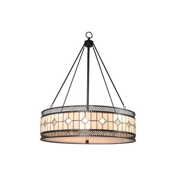 Iš metalo kabantis šviestuvas ø 60 cm su stiklo gaubtu Waldorf – Premier Housewares-image-1