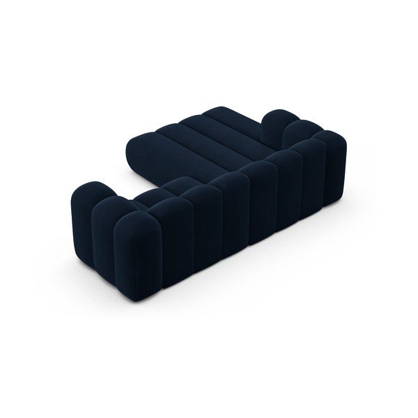 Kampinė sofa tamsiai mėlynos spalvos (su kairiuoju kampu) Lupine – Micadoni Home-image-3