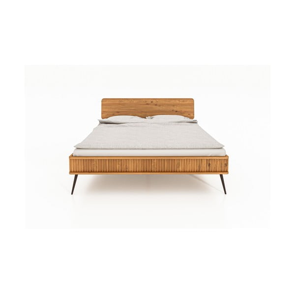 Ąžuolinė dvigulė lova 160x200 cm Kula 1 - The Beds-image-3