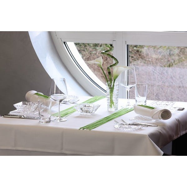 2 serviravimo dubenų ir padėklo iš krištolo stiklo rinkinys Nachtmann Bossa Nova-image-4