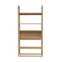 Knygų spinta  natūralios spalvos iš ąžuolo 90x185 cm Newest – Woodman