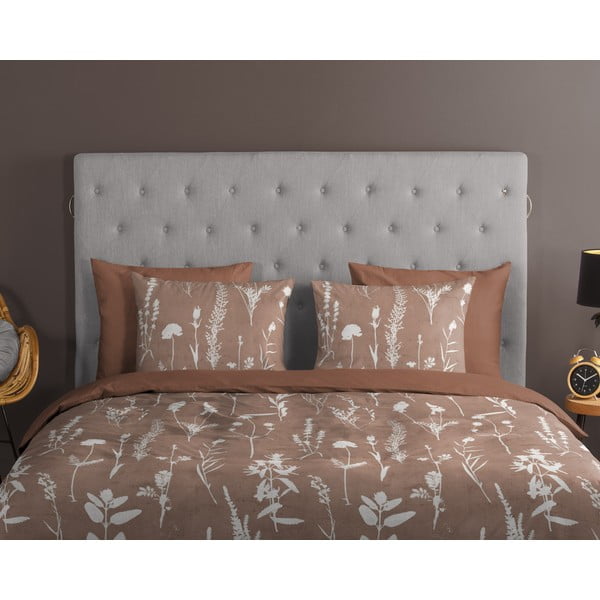 Rudos spalvos iš medvilnės viengulė/itin ilga patalynė 140x220 cm Rav – Good Morning-image-2