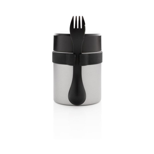 Nerūdijančio plieno pietų dėžutės rinkinys su stalo įrankiais XD kolekcija-image-4