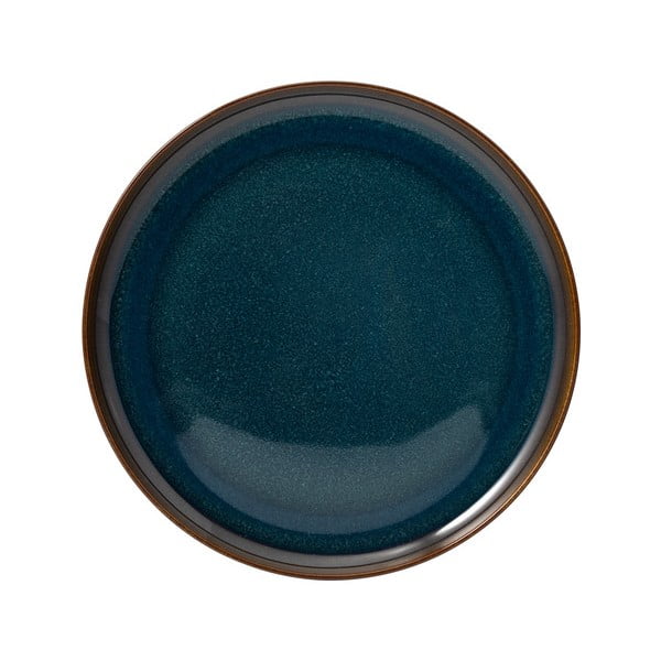 Tamsiai mėlynos spalvos porcelianinė desertinė lėkštė Villeroy & Boch Like Crafted, ø 21 cm