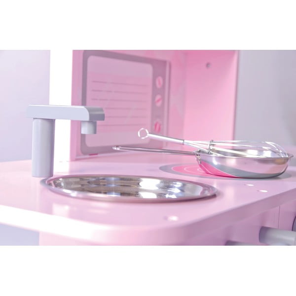 Rausva virtuvė vaikams "Roba Kids Cooker-image-1
