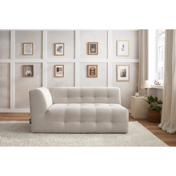 Smėlio spalvos sofos modulis (kairiajame kampe) Kleber - Bobochic Paris-image-1