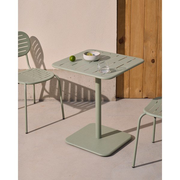 Iš plieno sodo valgomojo stalas 70x70 cm Brai – Kave Home-image-1