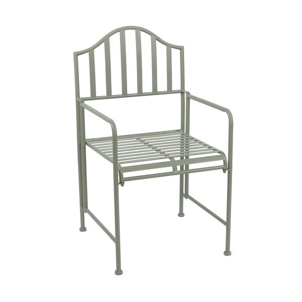 Žalios spalvos metalinė sodo kėdė Verdant Voyage – Esschert Design-image-1