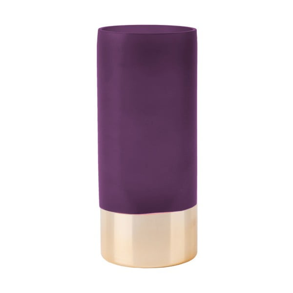 Vaza PT LIVING violetinės ir auksinės spalvos, aukštis 18,5 cm