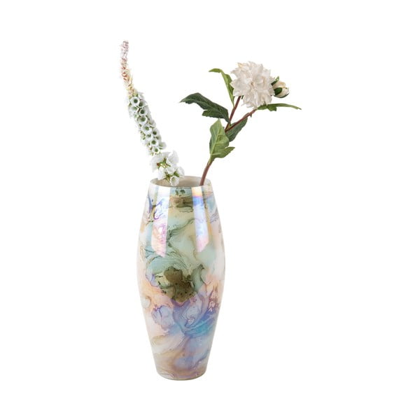 Iš stiklo  rankų darbo vaza (aukštis 36 cm) Melange – PT LIVING-image-2