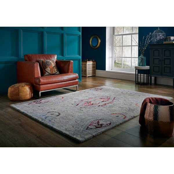 Smėlio spalvos rankomis austas kilimas "Flair Rugs Persian Fusion", 160 x 230 cm-image-2