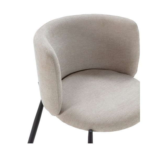 Smėlio spalvos iš audinio valgomojo kėdžių komplektas 2 vnt. Ginny – MOME-image-4