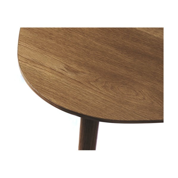 Kavos staliukai rudos spalvos 2 vnt. iš ąžuolo 70x100 cm Adda – Unique Furniture-image-4