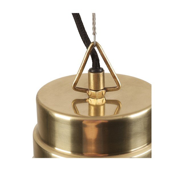 Kabantis šviestuvas tamsiai mėlynos spalvos/auksinės spalvos ø 40 cm su metaliniu gaubtu Sublime – HF Living-image-4