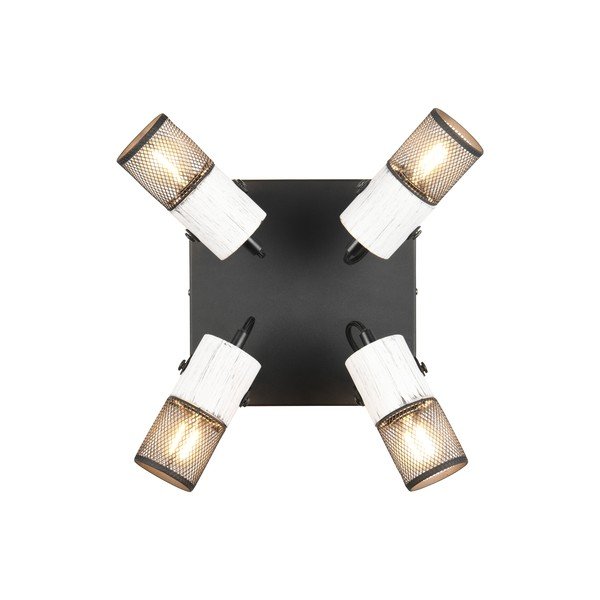 Taškinis šviestuvas juodos ir baltos spalvos ø 9 cm Tosh – Trio-image-2