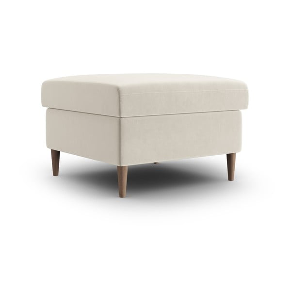 Smėlio spalvos iš velveto taburetė Kyoto – Cosmopolitan Design-image-1