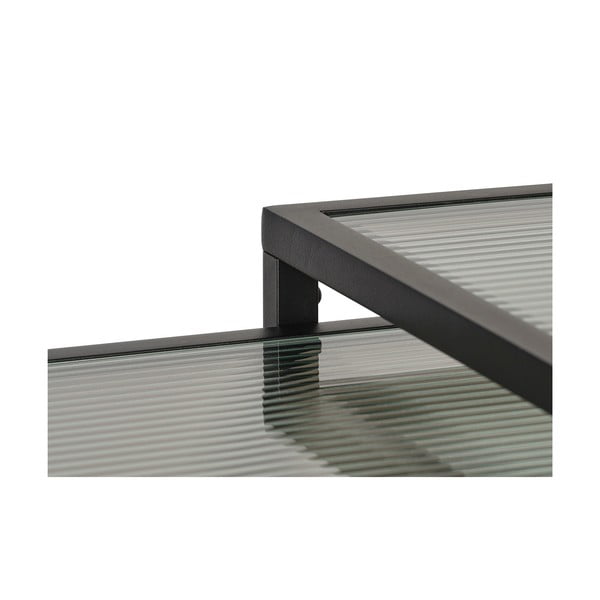 Šoniniai stalai iš stiklo 2 vnt. 50x50 cm Bronco – Unique Furniture-image-3