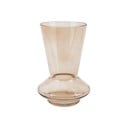 Smėlio rudos spalvos stiklo vaza PT LIVING Glow, aukštis 17,5 cm