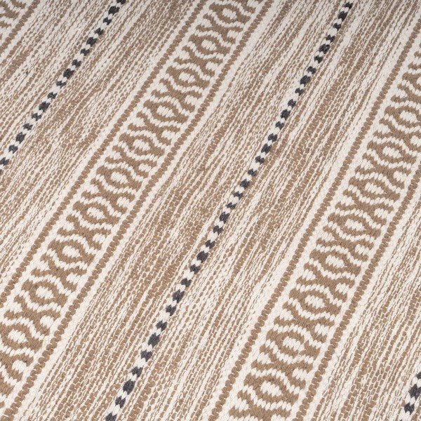 Skalbiamas iš medvilnės kilimas smėlio spalvos 140x200 cm – Casa Selección-image-1