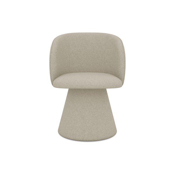 Smėlio spalvos iš audinio valgomojo kėdė Maia – Makamii-image-1