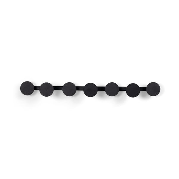 Sieninė lentyna iš metalo juodos spalvos Bottoni – Spinder Design