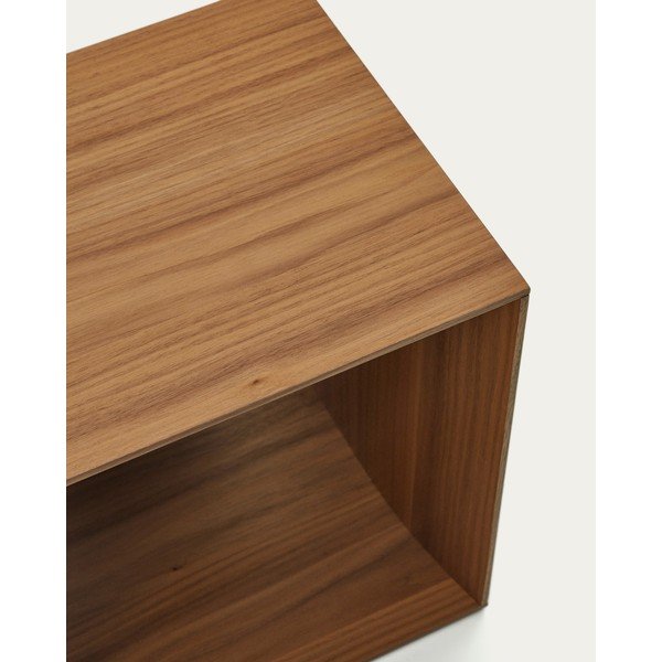 Modulinė lentyna natūralios spalvos iš riešutmedžio 34x38 cm Litto – Kave Home-image-3