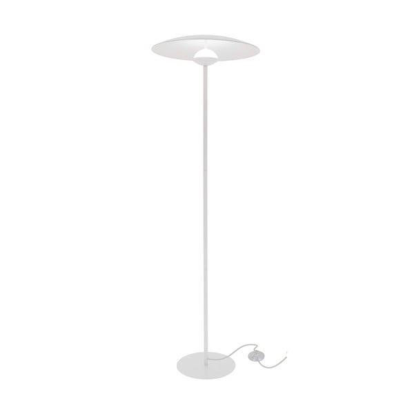 Baltos spalvos pastatomas šviestuvas LED (aukštis 140 cm) su metaliniu gaubtu Lund – Candellux Lighting