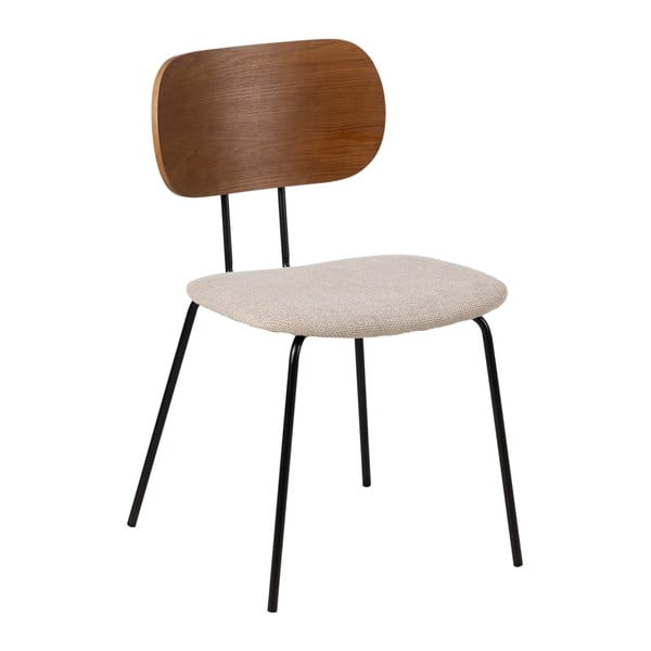 Valgomojo kėdės rudos spalvos/kreminės spalvos 4 vnt. Cleo – Ixia