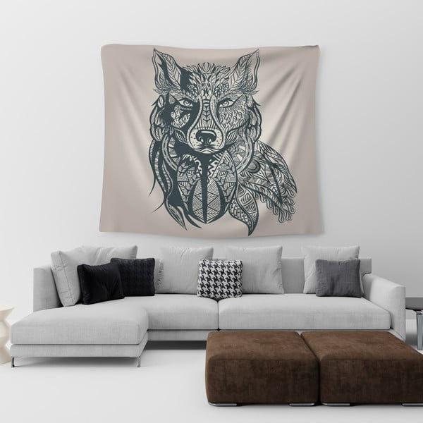 Gobelenas 200x140 cm Wolf – Wallity-image-1