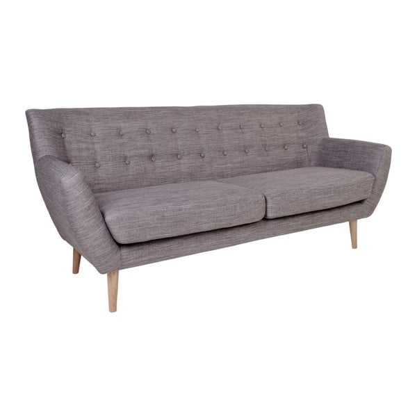 Pilka dvivietė sofa House Nordic Monte-image-2