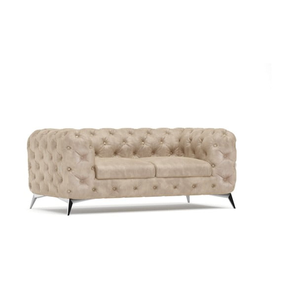 Smėlio spalvos iš velveto sofa 185 cm Chelsea – Ropez