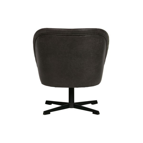 Juodas odinis krėslas BePureHome Vogue-image-4