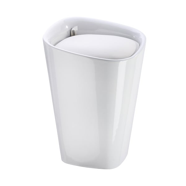 Baltas skalbinių krepšys ir taburetė viename Wenko Candy, 20 l-image-2